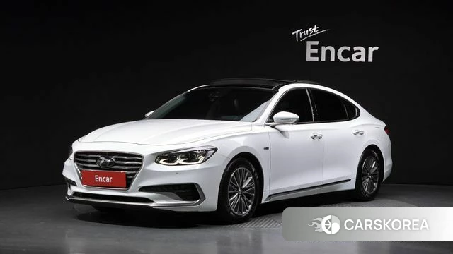 Hyundai Grandeur IG Hybrid 2018 Белый из Кореи