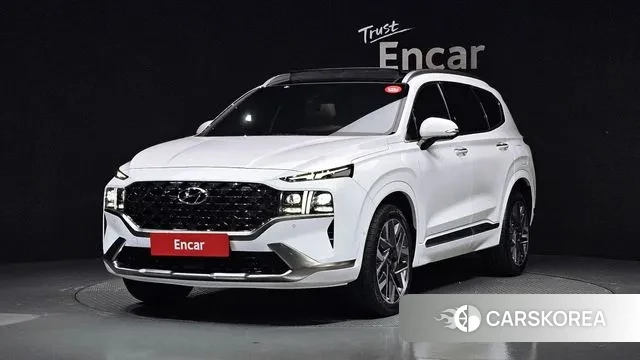 Hyundai The New Santa Fe 2022 Белый из Кореи