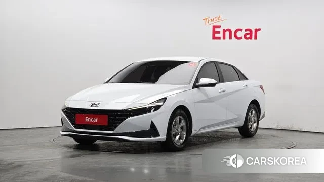 Hyundai Avante (CN7) 2022 Белый из Кореи