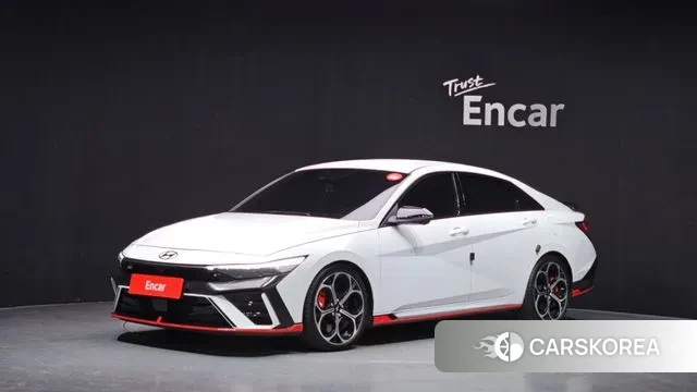 Hyundai The New Avante (CN7) 2025 Белый из Кореи