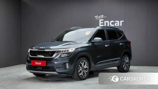 Kia Seltos 2022 Серый из Кореи