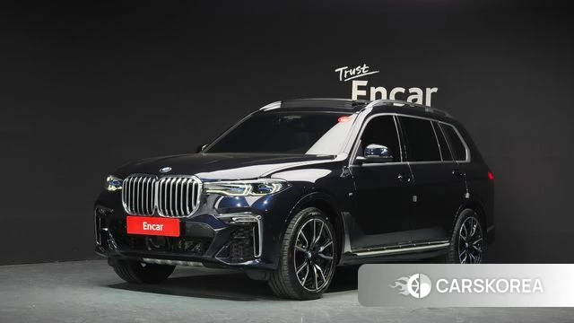 BMW X7 (G07) 2022 Черный из Кореи
