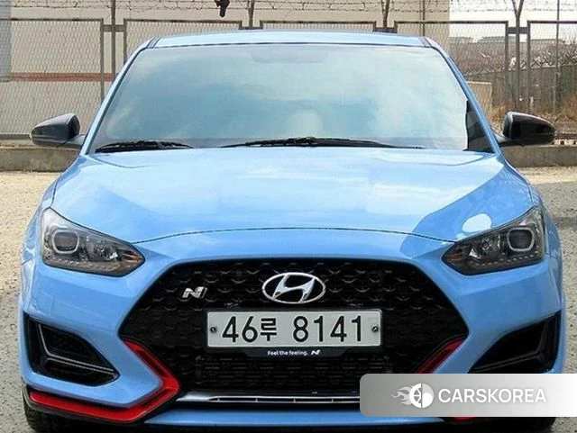 Hyundai Veloster (JS) 2018 Небесно-голубой из Кореи