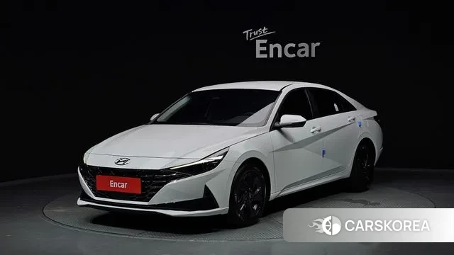 Hyundai Avante (CN7) 2022 Белый из Кореи