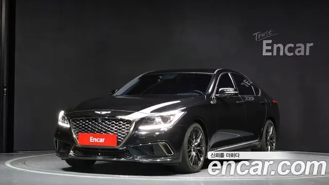 Genesis G80 2018 Черный из Кореи