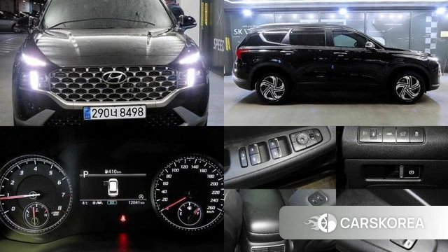 Hyundai The New Santa Fe 2023 Черный из Кореи