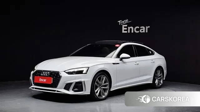 Audi A5 (F5) 2021 Белый из Кореи