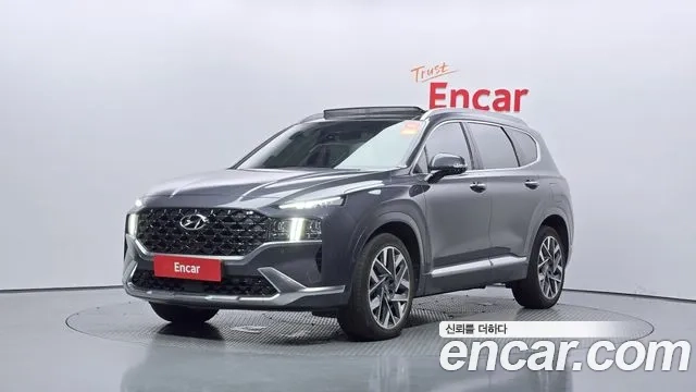 Hyundai The New Santa Fe 2021 Серый из Кореи