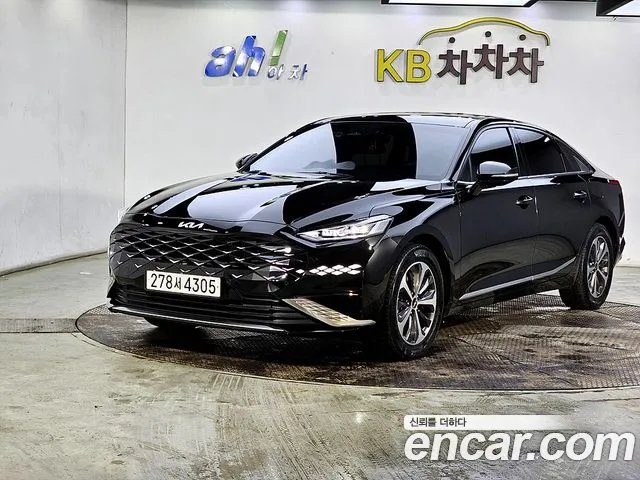 Kia K8 Hybrid 2022 Черный из Кореи