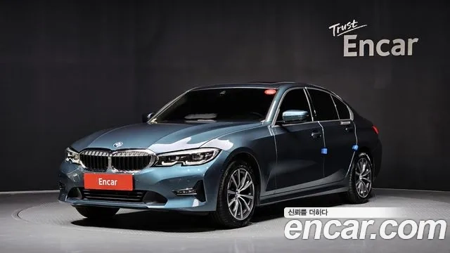 BMW 3 Series (G20) 2021 Небесно-голубой из Кореи