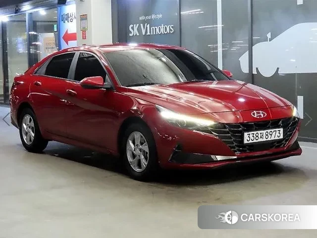 Hyundai Avante (CN7) 2020 Красный из Кореи