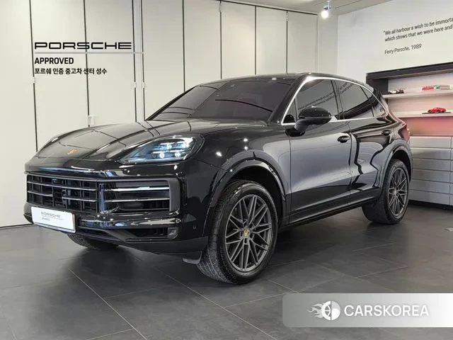 Porsche Cayenne (PO536) 2023 Черный из Кореи