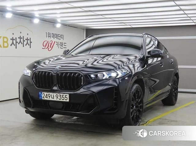 BMW X6 (G06) 2023 Черный из Кореи