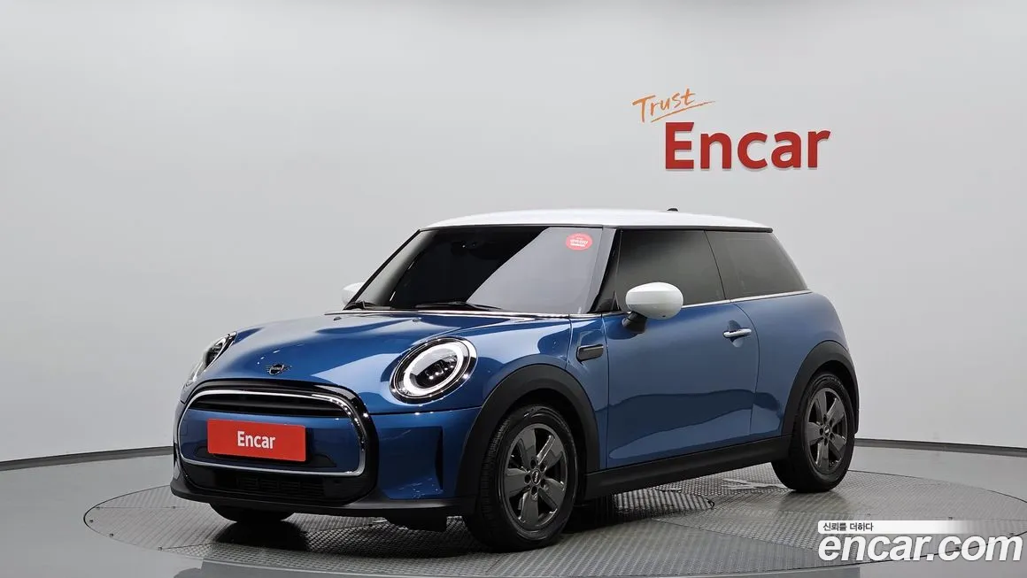Mini Cooper 2021 Синий из Кореи