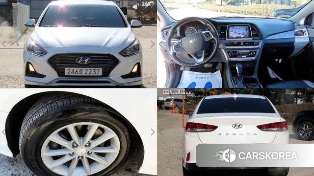 Hyundai Sonata New Rise 2019 Белый из Кореи