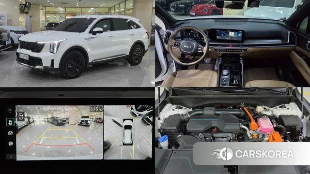 Kia The New Sorento 4th Generation 2024 Белый из Кореи