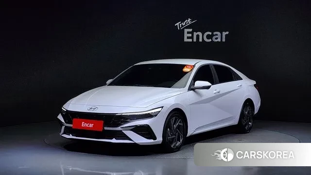 Hyundai The New Avante (CN7) 2023 Белый из Кореи