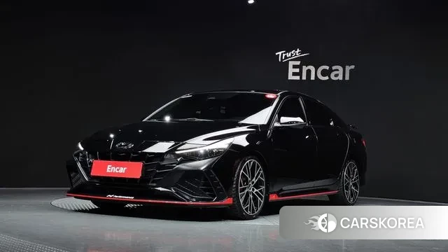 Hyundai Avante (CN7) 2022 Черный из Кореи