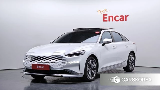 Kia K8 Hybrid 2022 Белый из Кореи