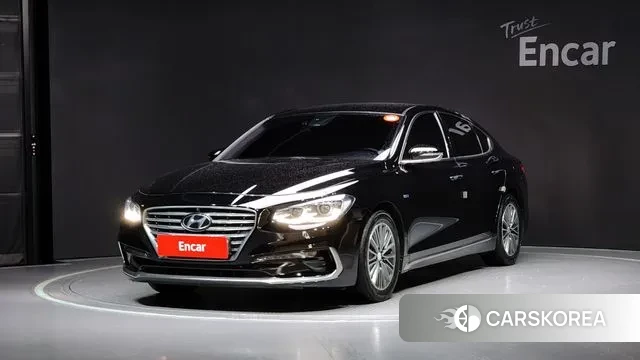 Hyundai Grandeur IG Hybrid 2018 Черный из Кореи