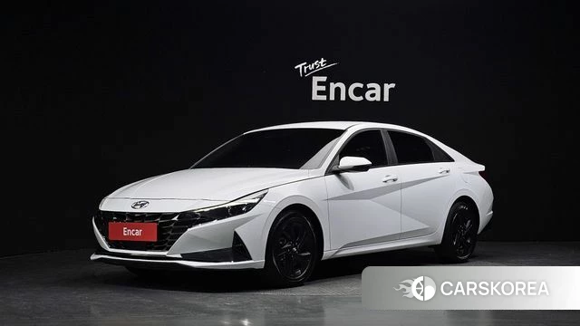 Hyundai Avante (CN7) 2022 Белый из Кореи