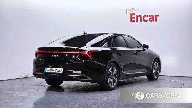 Kia K8 Hybrid 2021 Черный из Кореи