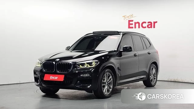 BMW X3 (G01) 2019 Черный из Кореи