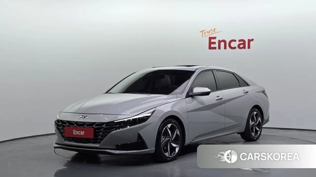 Hyundai Avante Hybrid (CN7) 2020 Серебристо-серый из Кореи