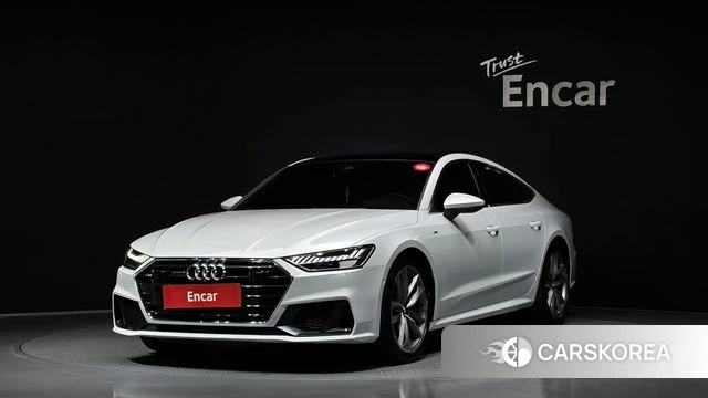 Audi A7 (4K) 2021 Белый из Кореи