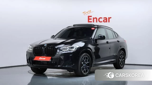 BMW X4 (G02) 2023 Черный из Кореи