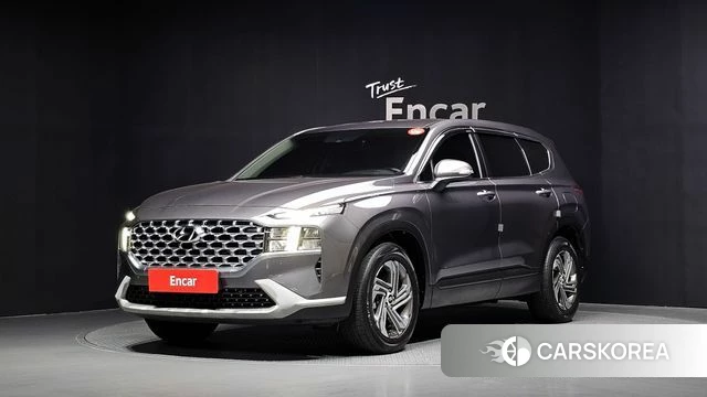 Hyundai The New Santa Fe 2021 Серый из Кореи
