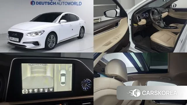 Hyundai Grandeur IG 2018 Белый из Кореи