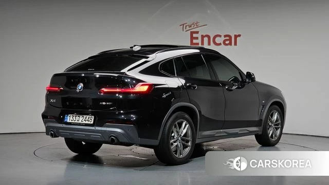 BMW X4 (G02) 2021 Черный из Кореи