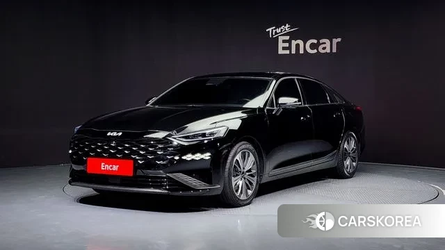 Kia K8 Hybrid 2021 Черный из Кореи
