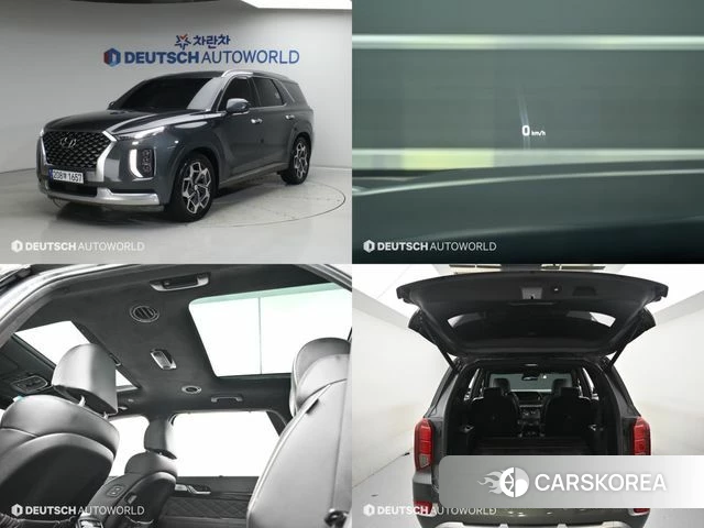 Hyundai Palisade 2021 Темно-зеленый из Кореи