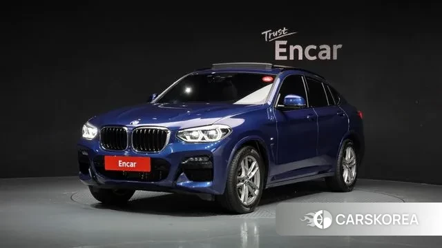 BMW X4 (G02) 2021 Синий из Кореи