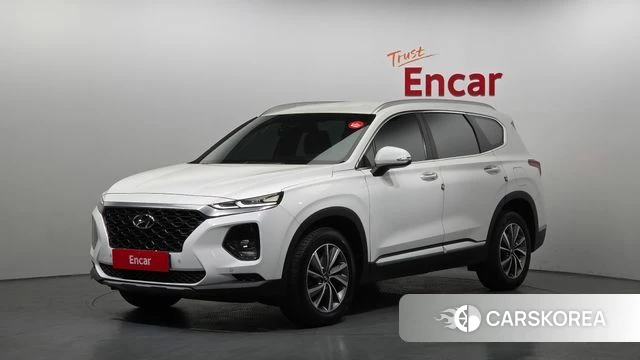Hyundai Santa Fe TM 2019 Белый из Кореи
