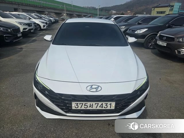 Hyundai Avante (CN7) 2020 Белый из Кореи