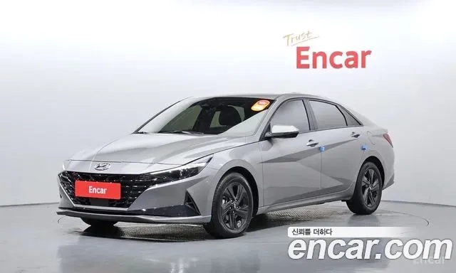 Hyundai Avante Hybrid (CN7) 2021 Серый из Кореи