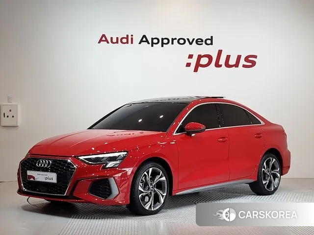 Audi A3 (8Y) 2023 Красный из Кореи