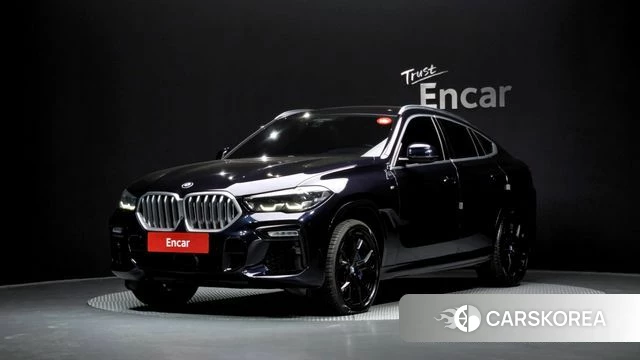 BMW X6 (G06) 2021 Черный из Кореи