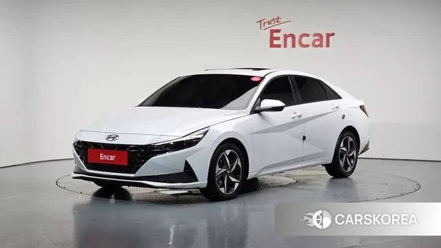 Hyundai Avante (CN7) 2020 Белый из Кореи