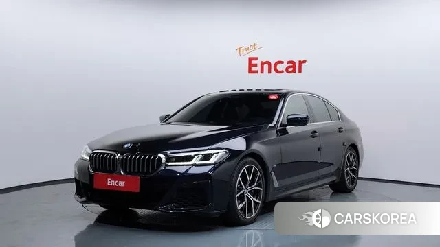 BMW 5 Series (G30) 2021 Черный из Кореи