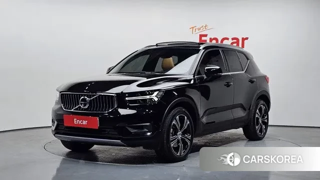 Volvo XC40 2021 Черный из Кореи