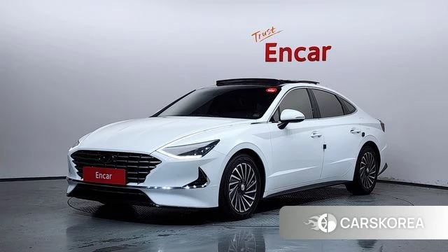 Hyundai Sonata Hybrid (DN8) 2020 Белый из Кореи