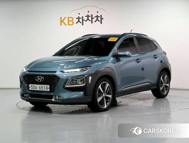 Hyundai Kona 2018 Небесно-голубой из Кореи