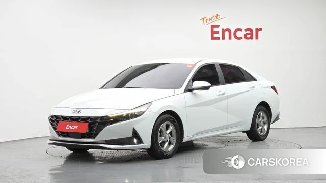 Hyundai Avante (CN7) 2020 Белый из Кореи
