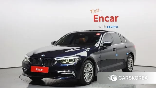 BMW 5 Series (G30) 2019 Синий из Кореи