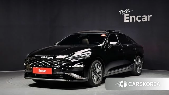 Kia K8 Hybrid 2021 Черный из Кореи