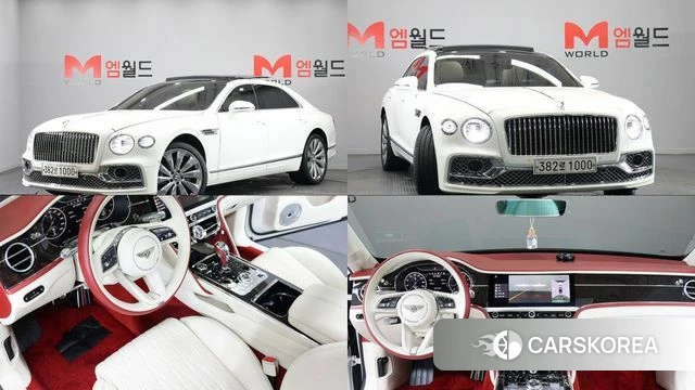 Bentley Flying Spur 3rd Generation 2021 Белый из Кореи